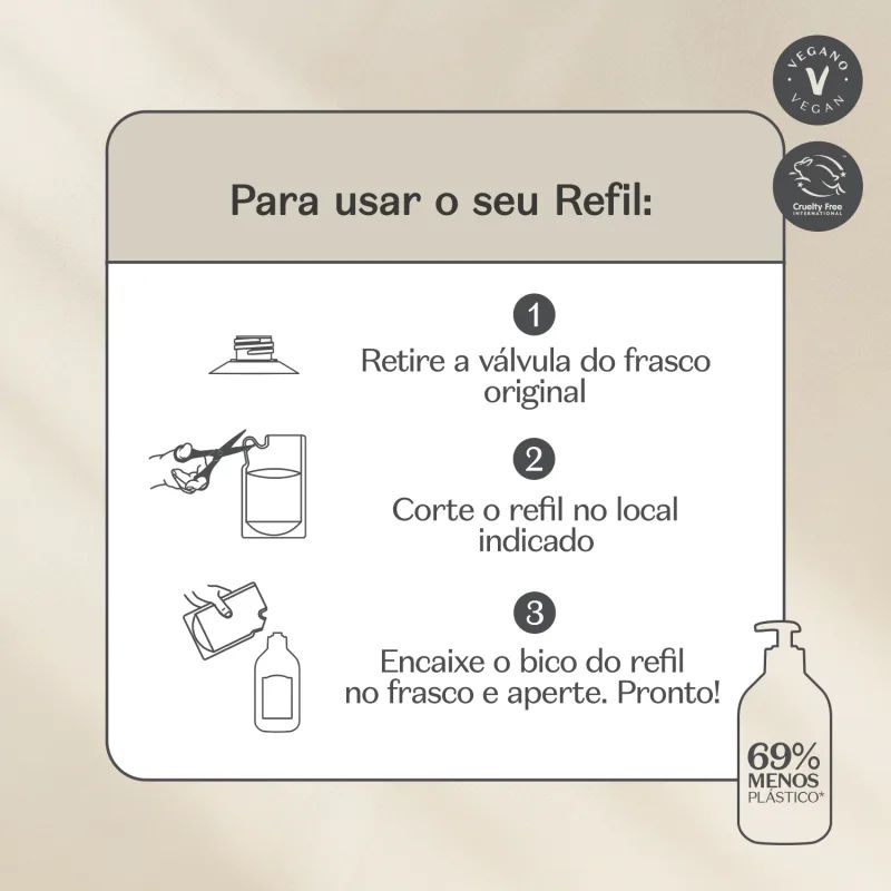 REFIL CUIDE SE BEM LOC DES HIDRATANTE CORPORAL DELEITE 350ML